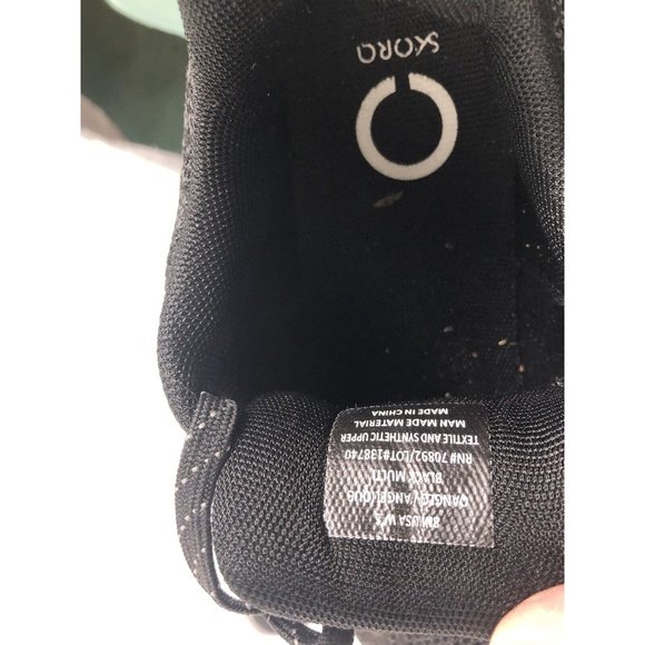 Skora Fit Running Shoes Woman's Black/Blue Lace-Up Training 8 - Picture 9 of 14